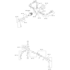 Mira Montpellier Shower Valve and Divertor Valve (Z18B)