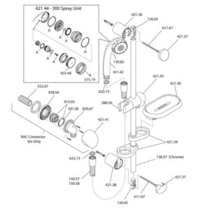 Mira Reflex (ev & biv) Shower Fittings (L87A)