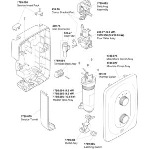 Mira Shore & Isle 8.5, 9.5 & 10.8 kW (J02)